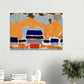 Arthur Dove Landscape With Houses 1930 Canvas Wall Art Abstract American Modernist Decor #PD_346 room display