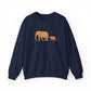 Embroidered Elephant Sweatshirt For South Africa Gift Sweater Safari Crewneck Gift For South African Expat South Africa Souvenir Sweatshirt