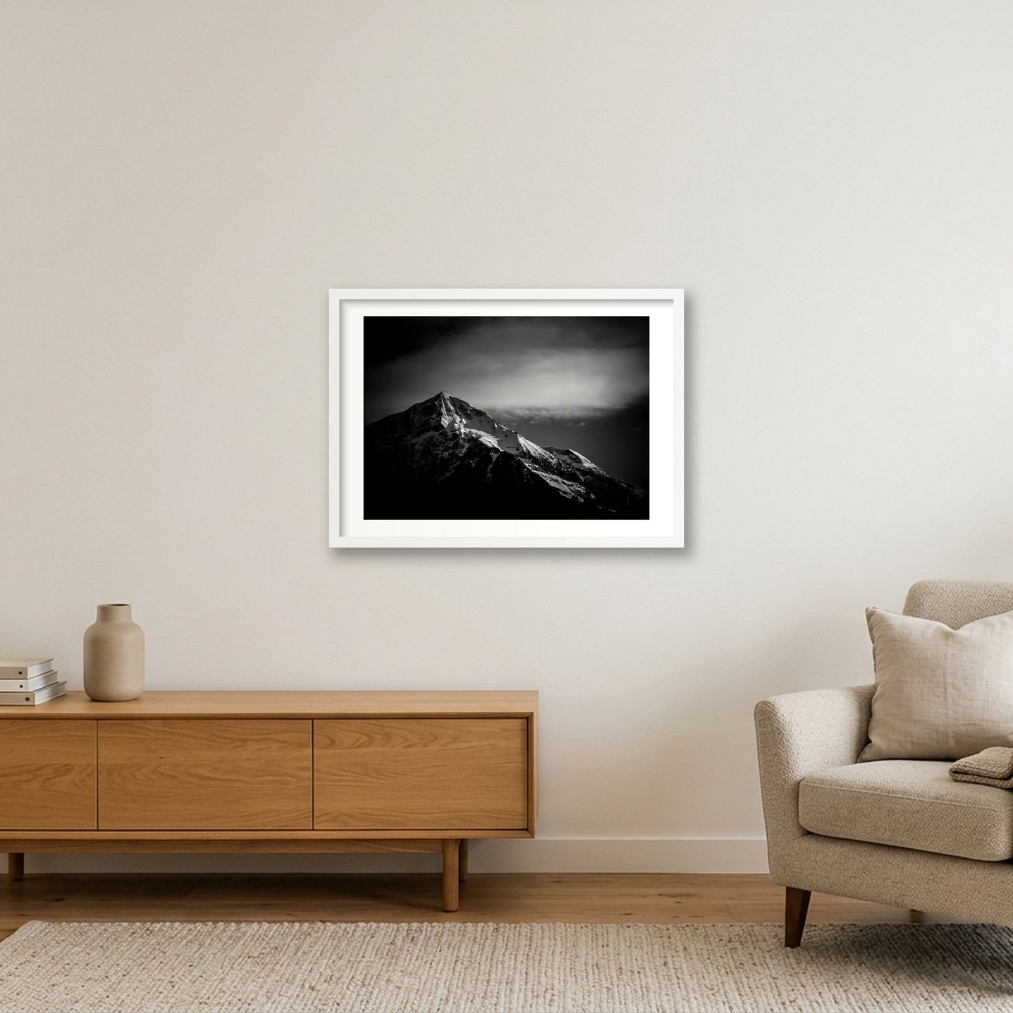 128 — 59×42cm, 23×17" White Frame