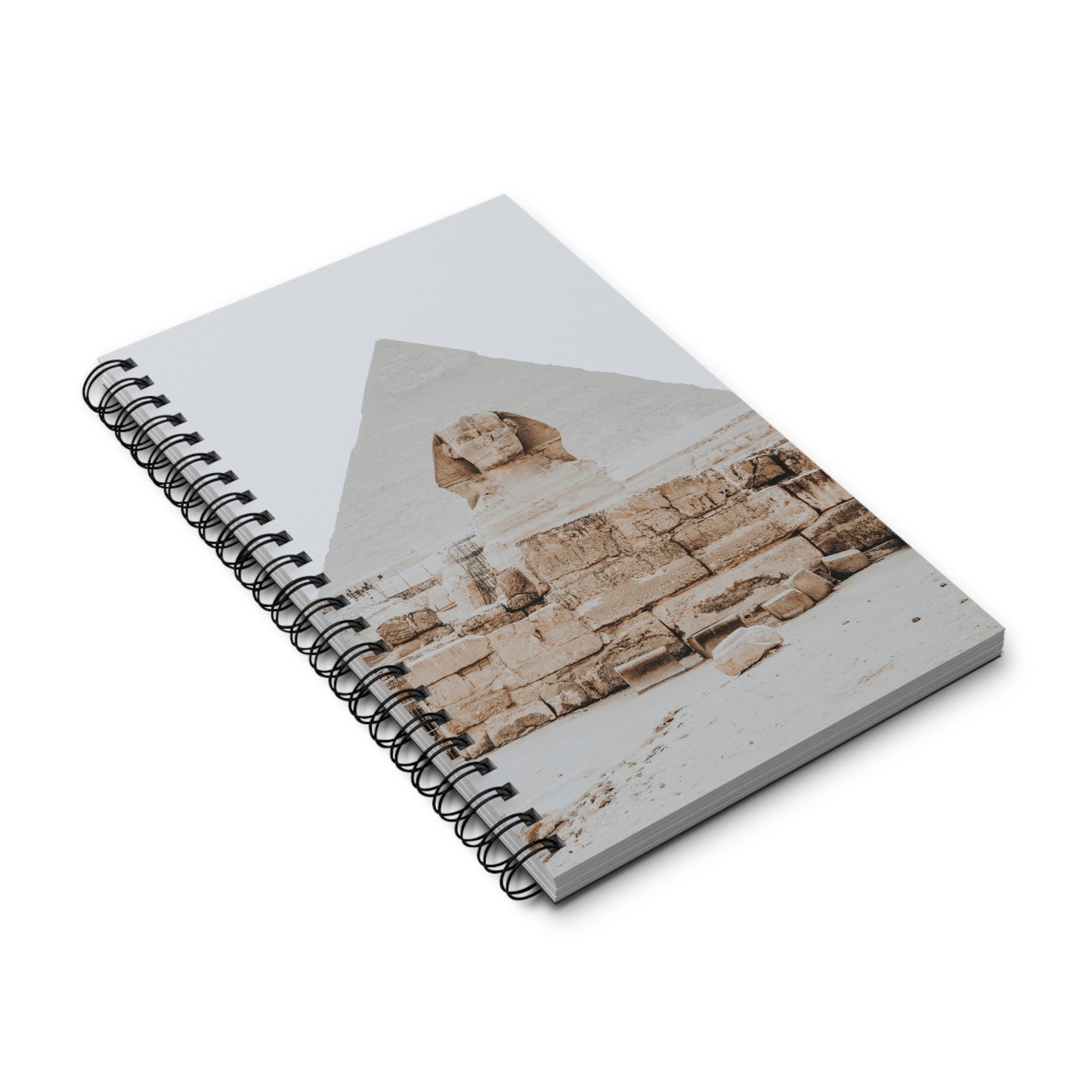 Great Sphinx Spiral Notebook Egypt Gift Pyramid Journal Cairo Travel Diary Ancient Wonders Writing Book Archaeology Lover Present History