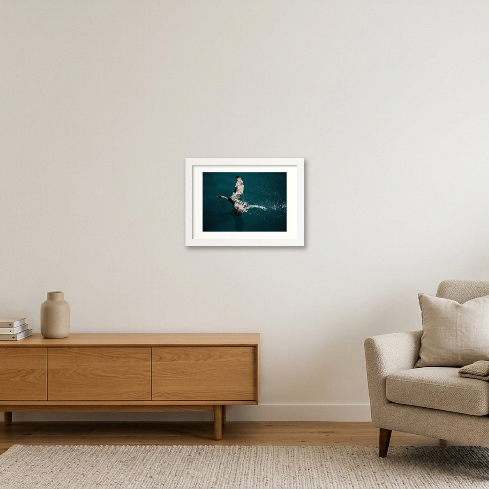 1284 — A4 (30×21cm, 12×8") White Frame