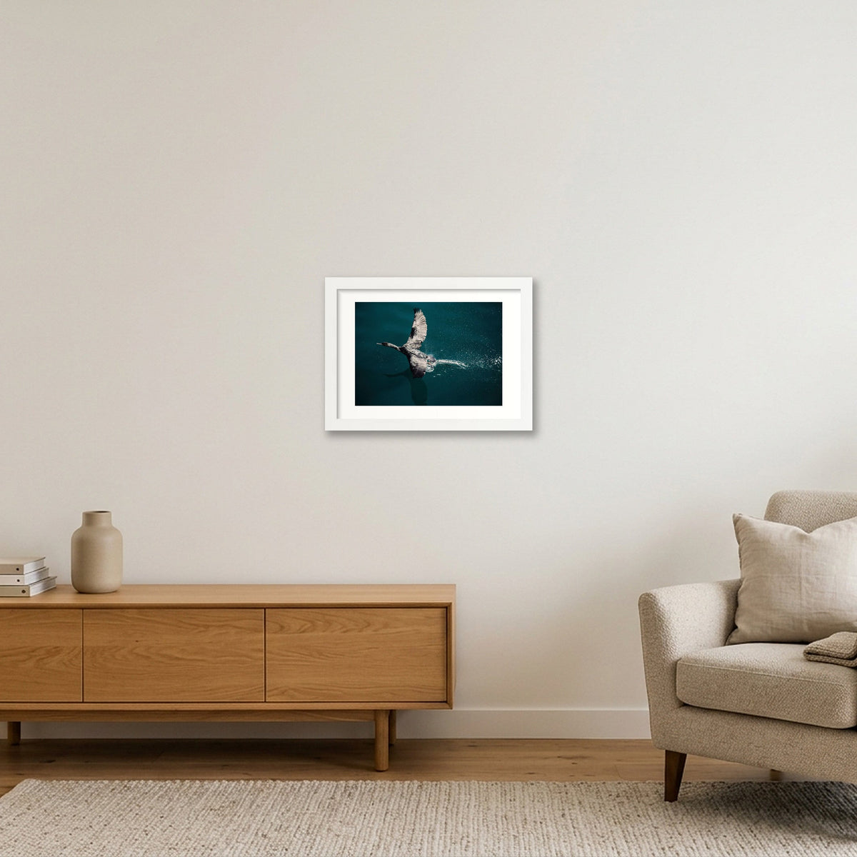 1284 — A4 (30×21cm, 12×8") White Frame