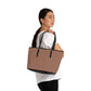 Polka Dot Shoulder Bag Fall Fashion Gift Brown Tote Everyday Purse Work Accessory Autumn Outfit Shopper Birthday Present Womens Wardrobe