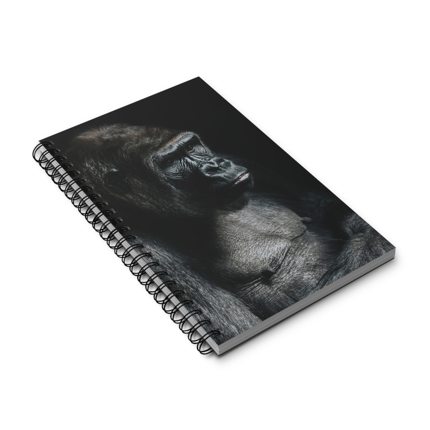 Gorilla Spiral Notebook Wildlife Gift Safari Journal Nature Lover Present Primate Study Stationery Animal Research Desk Companion Study Aid