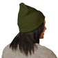 Pine Tree Beanie Outdoorsy Winter Hat Cozy Knit Cap For Hiker Mountain Lover Headwear Camping Gift Cold Weather Accessory Nature Enthusiast