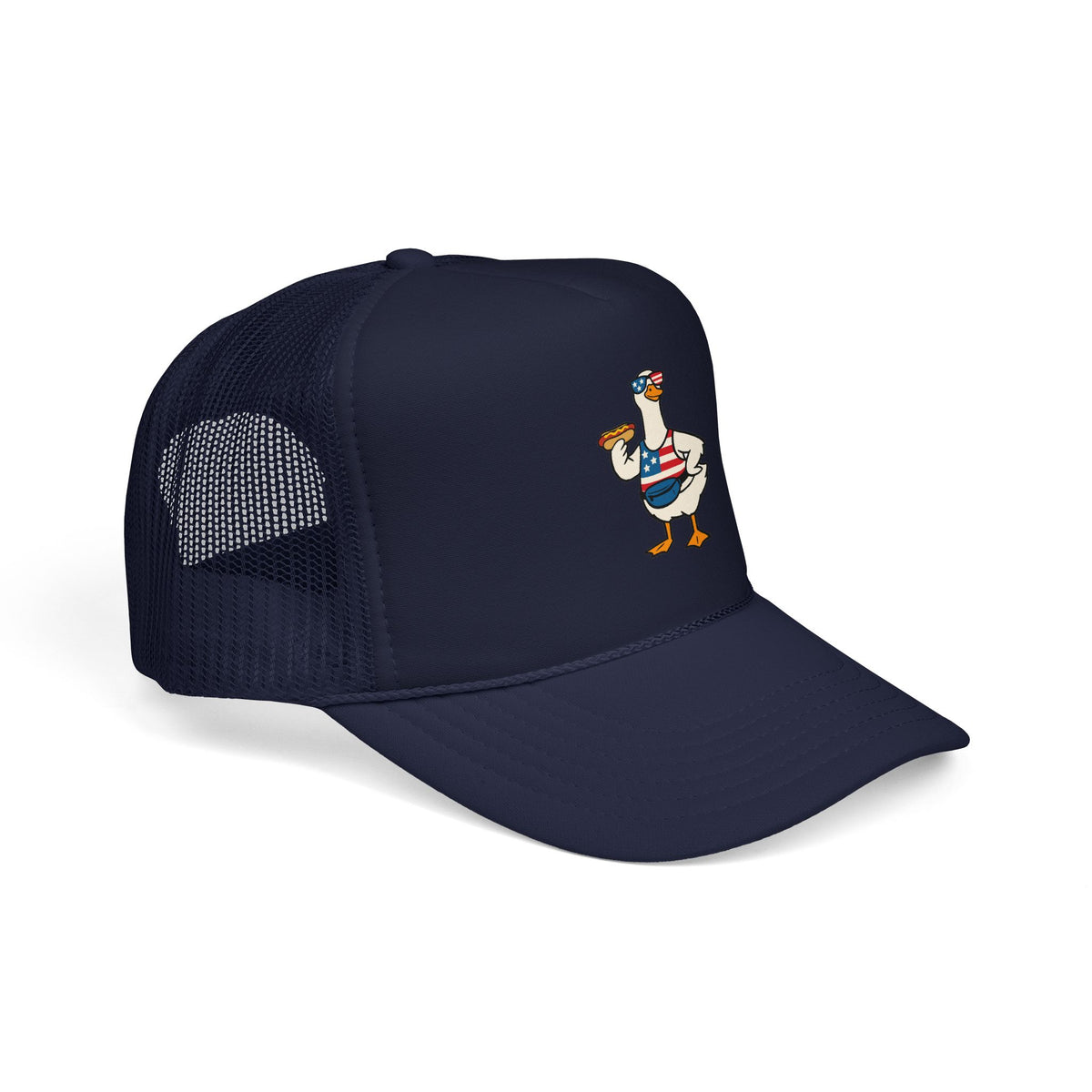 4th of July Silly Goose Trucker Hat Independence Day BBQ Gift For Goose Lover Cap Memorial Day Funny Americana Beach Festival Style USA Cap