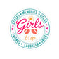 Girls Trip Sticker Beach Vacation Decal Bachelorette Party Favor Best Friend Gift Summer Travel Laptop Decal Girls Cruise Sticker Bridal