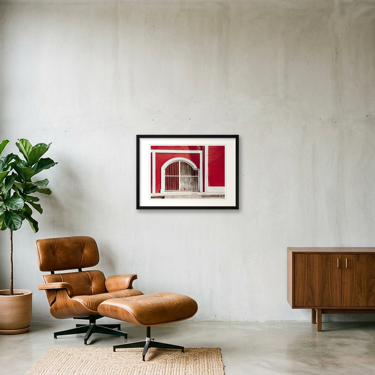 1277  — 59×42cm, 23×17" Black Frame