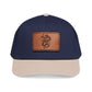 Woman Hat Snake Rose Leather Patch Hat Gothic Floral Baseball Cap Vintage Nature Hat Dark Botanical Gift Alternative Fashion Accessory Gift