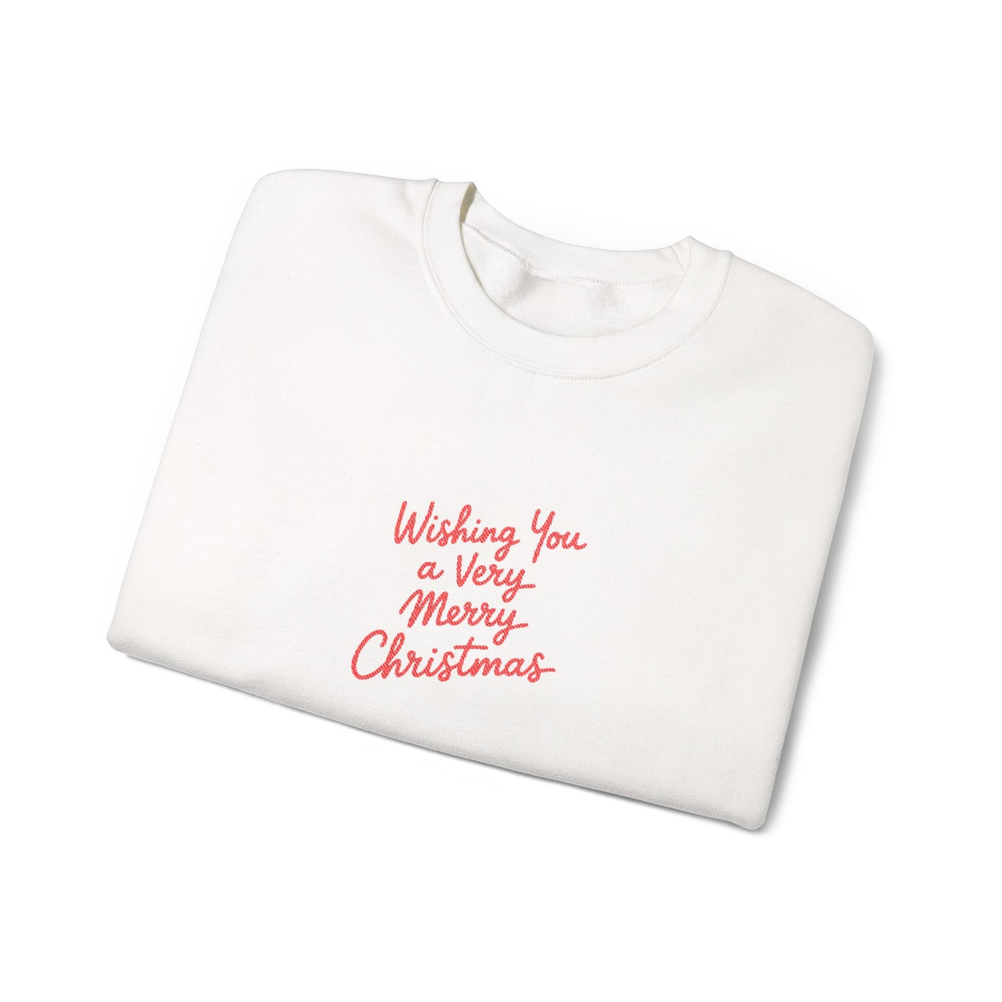 Very Merry Embroidered Sweatshirt Gift For Wife Christmas Crewneck Present For Girlfriend Handwritten Holiday Pullover Cozy Winter Top Style