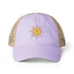 Purple Sun Hat For Summer Festival Outfit Cute Hat for Women Gift For Travel Outfit Cap Breathable Mesh Back Casual Hat Gift for Her