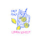 SUMMER - Stickers For Foodies Gift Lemon Decal For Waterbottles, Summer Party Favor Decal For Fruit Lover Fruit Kiss-Cut Lemonade Illustration