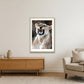 1808 — 59×84cm, 23×33" Oak Frame