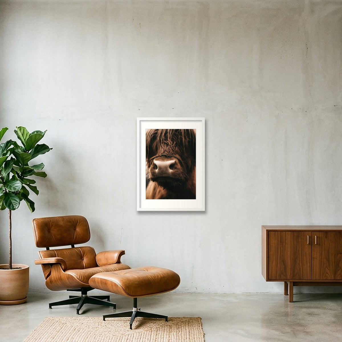 1585  — 42×59cm, 17×23" White Frame