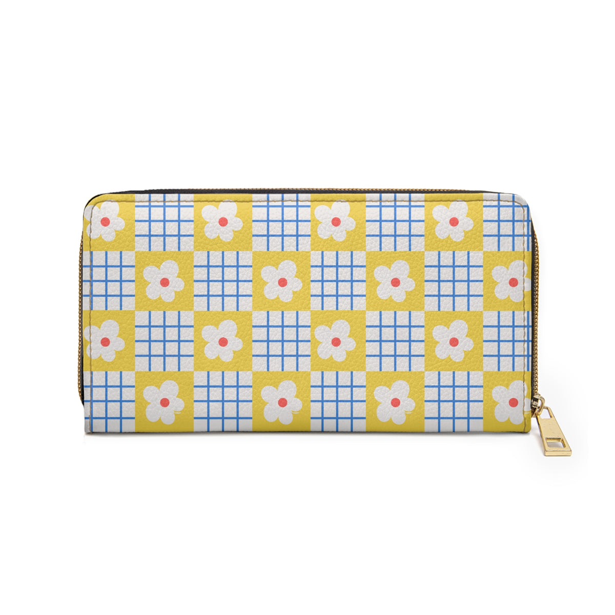 Floral Purse For Retro Fashion Daisy Wallet Gift For Wife Gingham Accessory For Friend Summer Clutch Travel… – product image 3