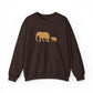 Embroidered Elephant Sweatshirt For South Africa Gift Sweater Safari Crewneck Gift For South African Expat South Africa Souvenir Sweatshirt