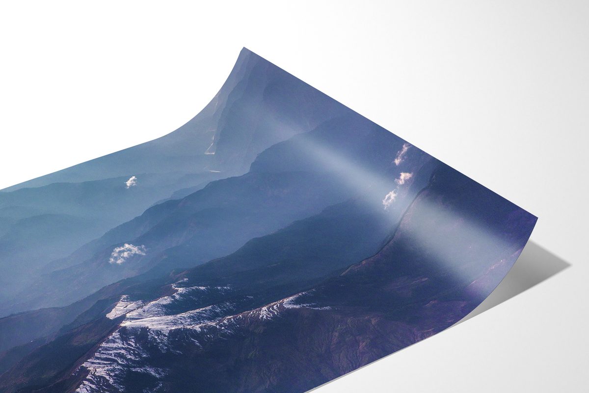 Himalayas fine art photograph Snow Mountain Misty, print #97 by Kzara Visual
