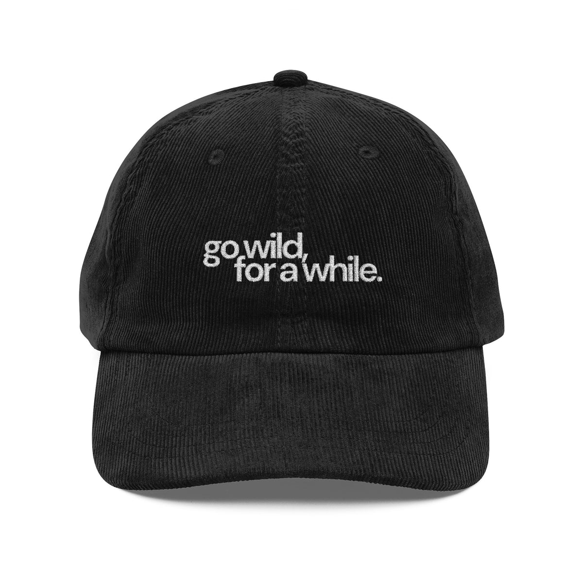 Embroidered Travel Cap Gift For Traveler Olive Corduroy Hat Outdoor Embroidery Baseball Gift For Nature Lover Vintage Hat Retro Baseball Hat