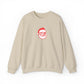 Santa Face Christmas Sweatshirt Gift For Best Friend Holiday Crewneck Present For Women Vintage Graphic Pullover Cozy Winter Outfit Top Styl
