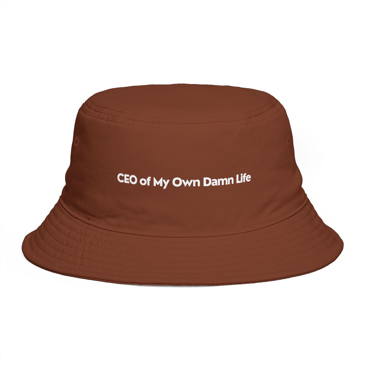 Funny Entrepreneur Bucket Hat Motivational Cotton Sun Hat Business Owner Gift Empowerment Fashion For Independent Women Travel Accessory