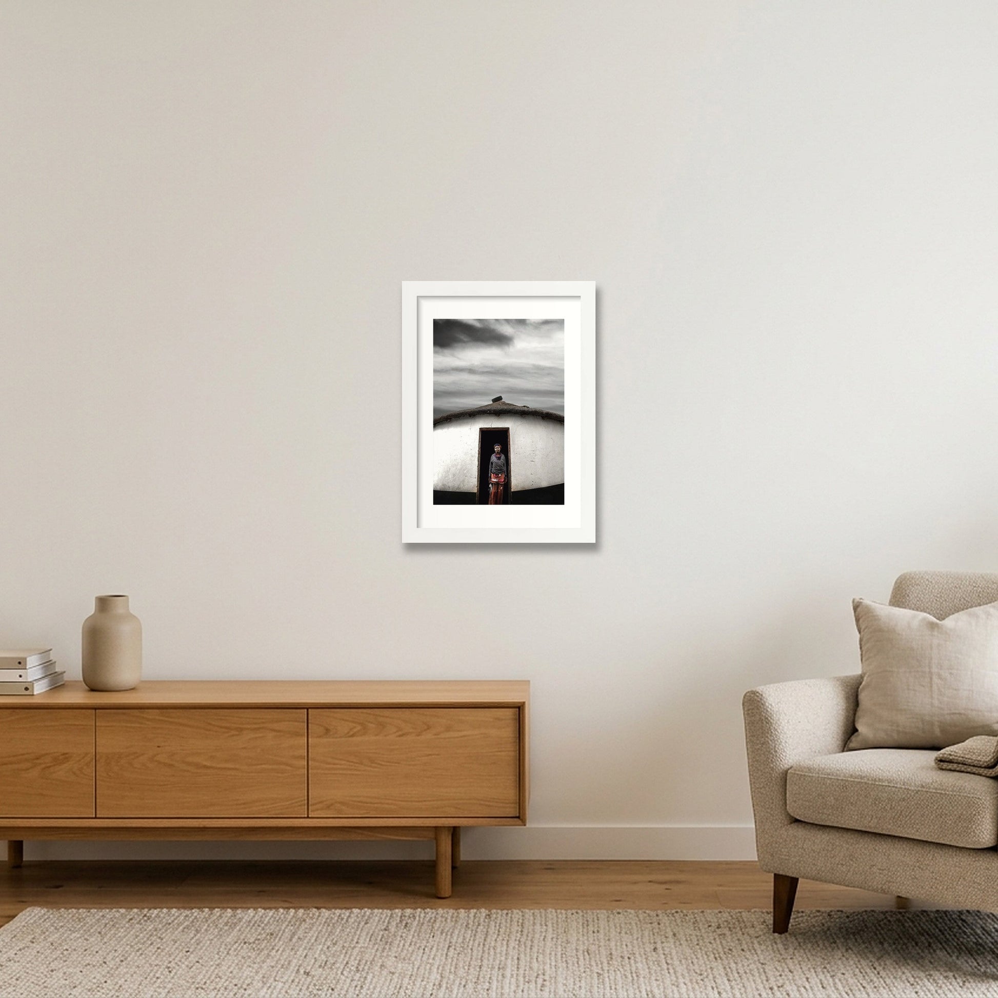 27 — A4 (21×30cm, 8×12") White Frame
