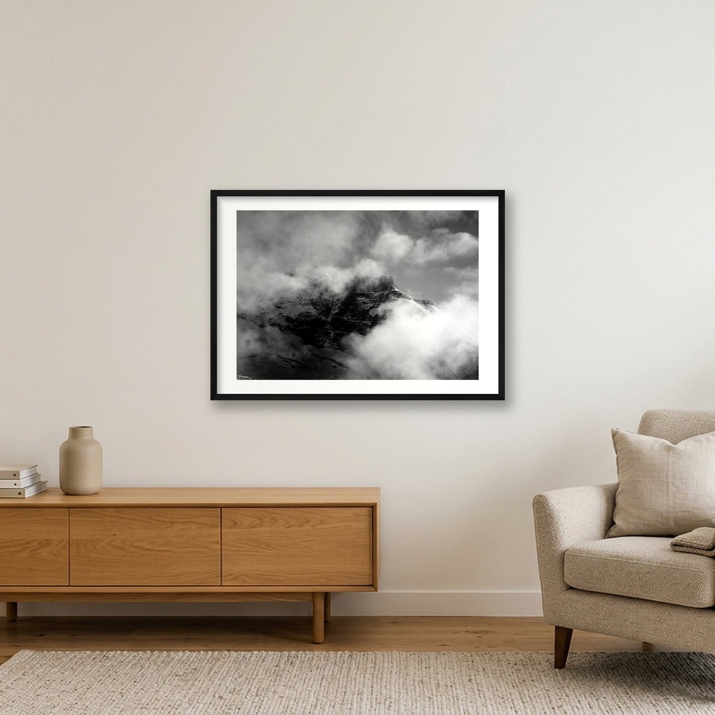 82 — 84×59cm, 33×23" Black Frame