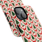 Christmas Tree Phone Case Gift For Sister Magnetic iPhone Cover Holiday Bow Pattern Tough Protective Accessory Winter Style Charm For Her