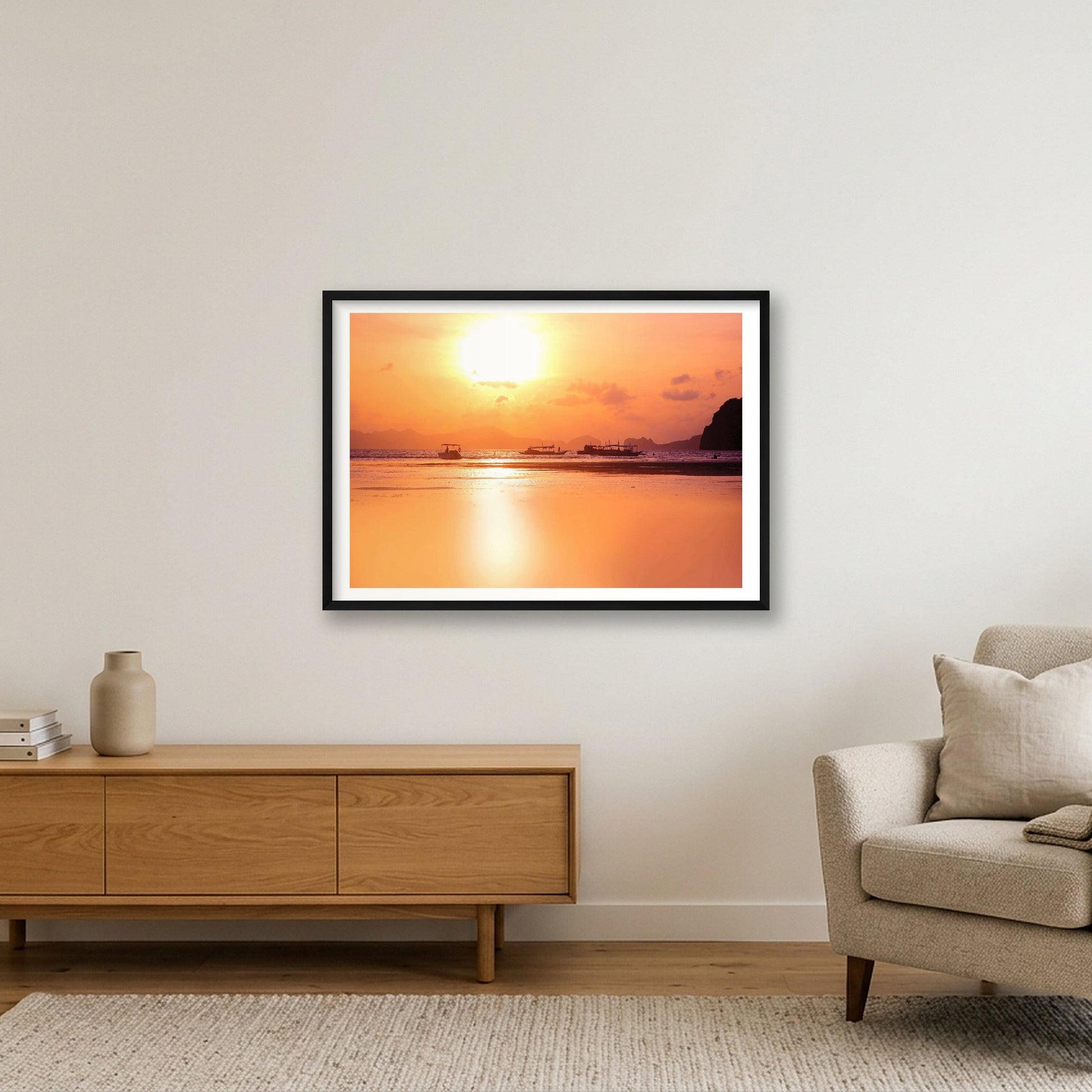 1311 — 84×59cm, 33×23" Black Frame
