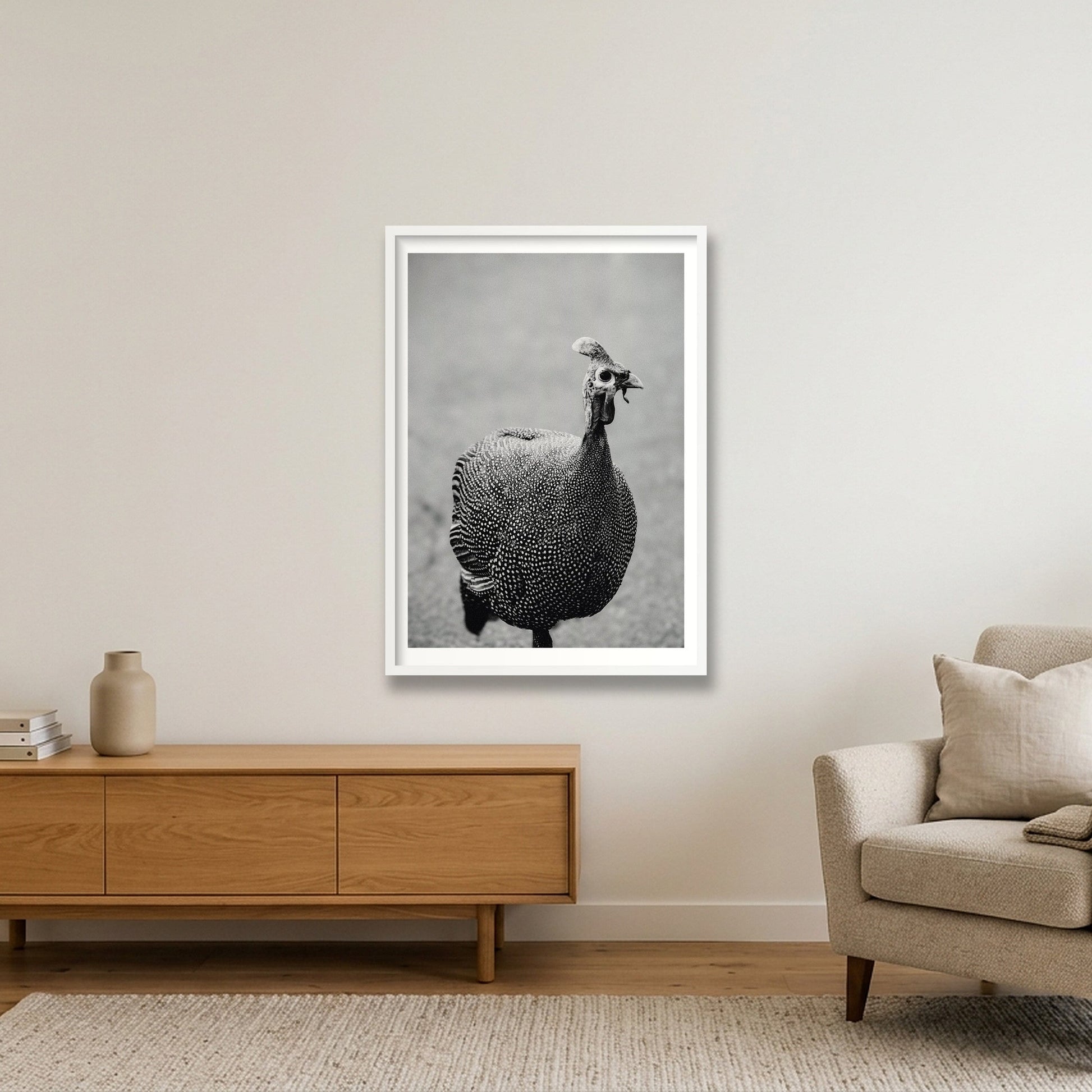 490 — 59×84cm, 23×33" White Frame