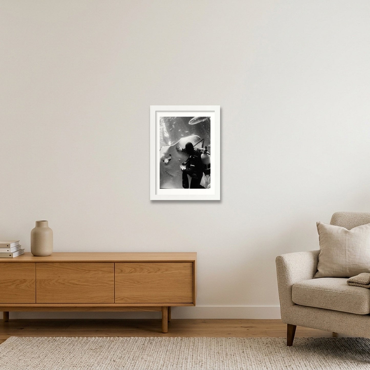 1861 — A4 (21×30cm, 8×12") White Frame