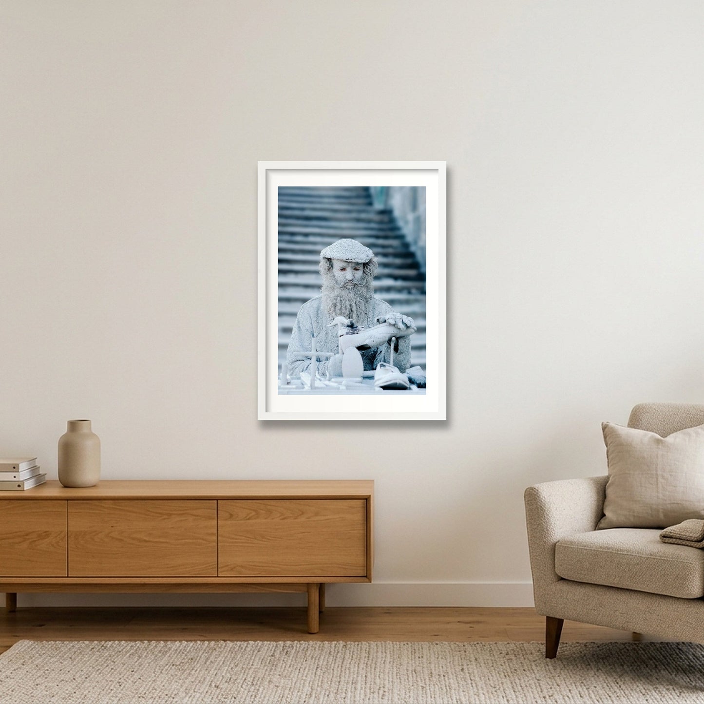 423 — 42×59cm, 17×23" White Frame