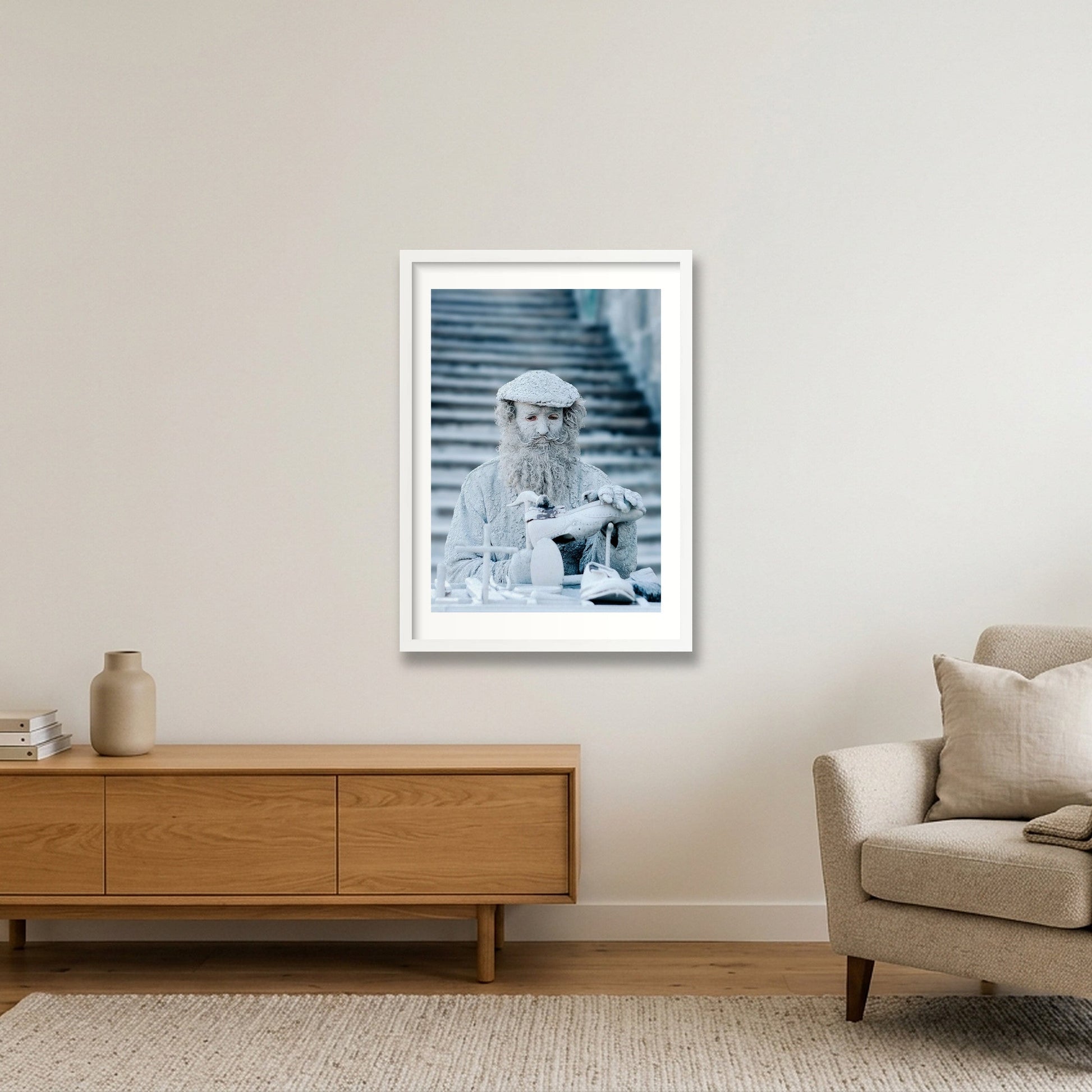 423 — 42×59cm, 17×23" White Frame
