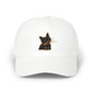 Cat Embroidered Hat Gift For Her Minimalist Kitty Baseball Cap Cute Pet Lover Gift Black Adjustable Cap Cat Mom Present Casual Animal Hat