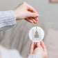Christmas Tree Ornament For New Home Gift Neutral Holiday Keepsake For First Christmas Boho Tree Decor For Mom Gift Sage Green Ornament