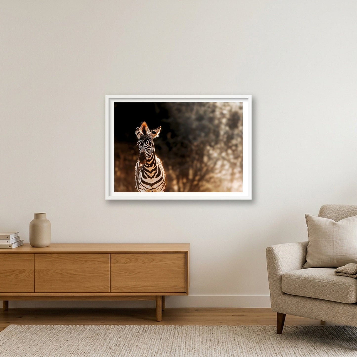 420 — 84×59cm, 33×23" White Frame