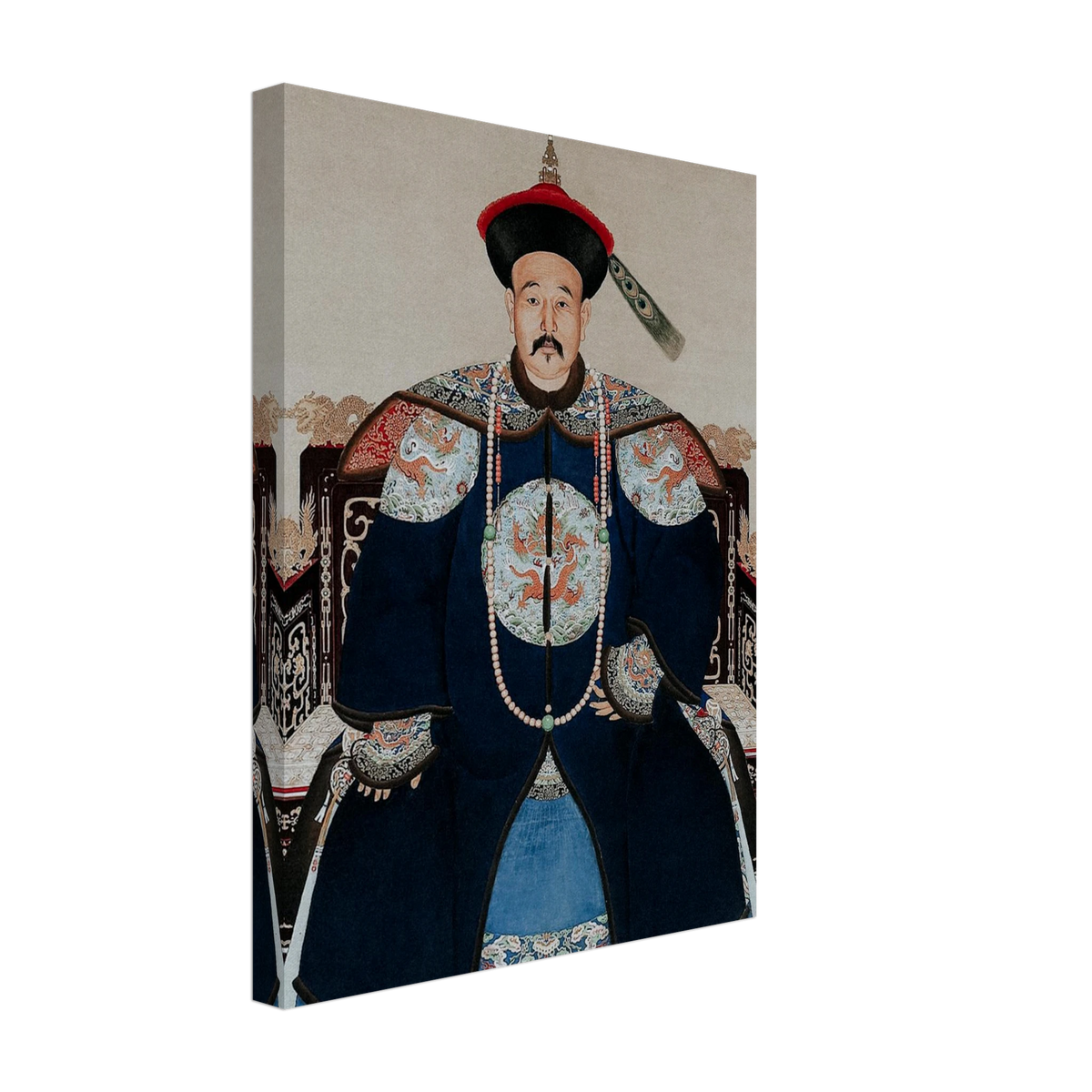 Chinese Imperial Portrait Wall Art Canvas Print Canvas Print wall art image 4