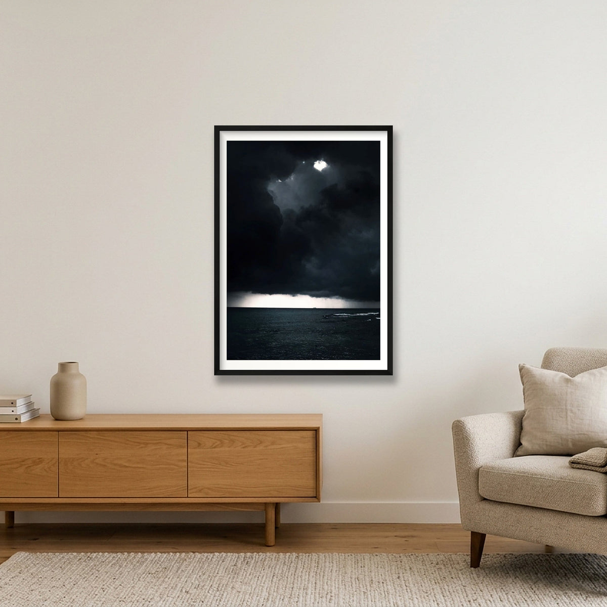 464 — 59×84cm, 23×33" Black Frame