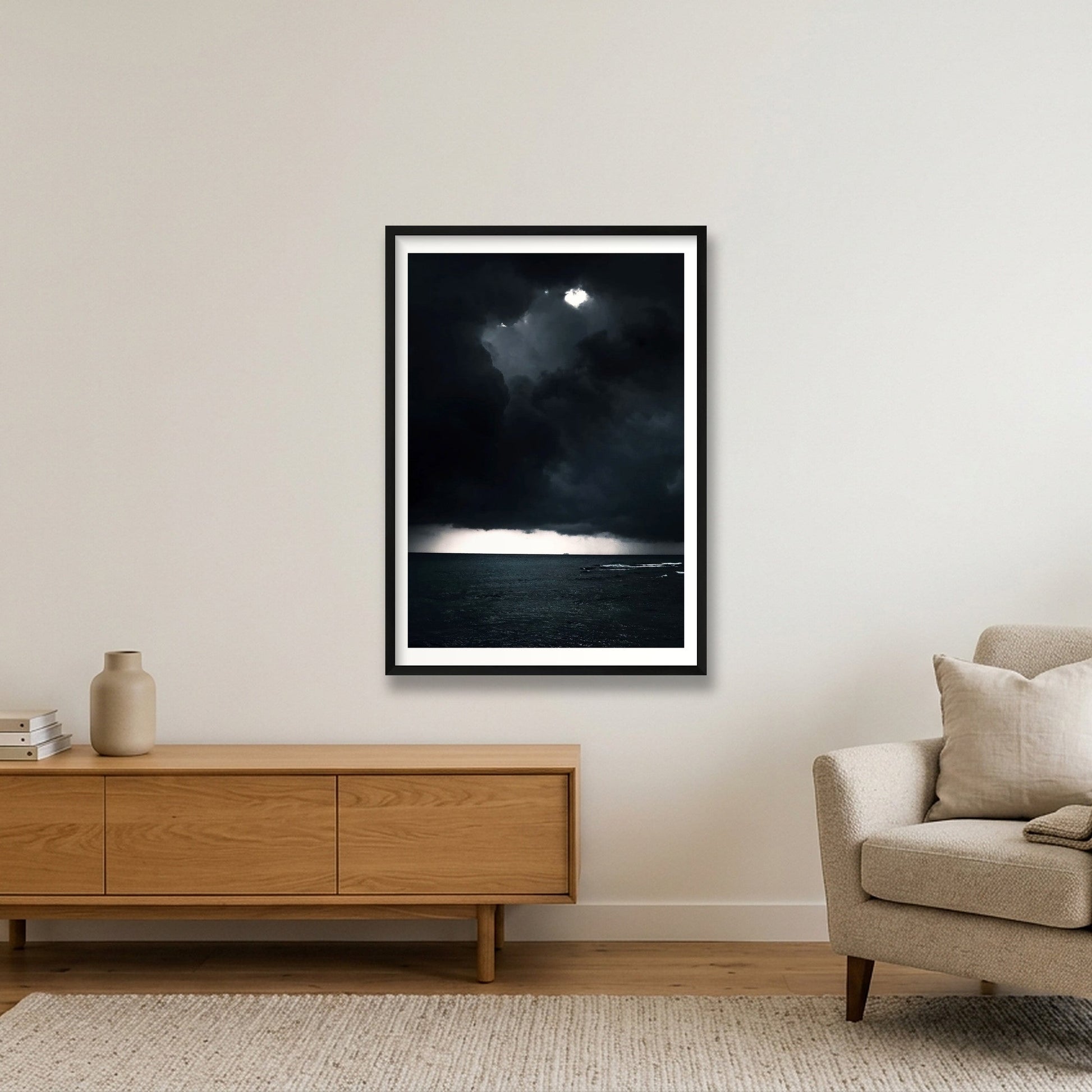 464 — 59×84cm, 23×33" Black Frame