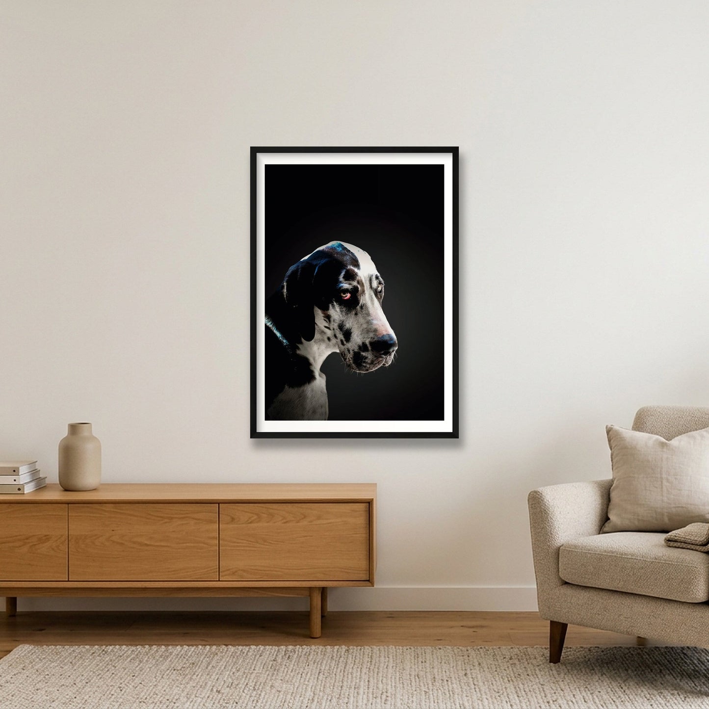 489 — 59×84cm, 23×33" Black Frame