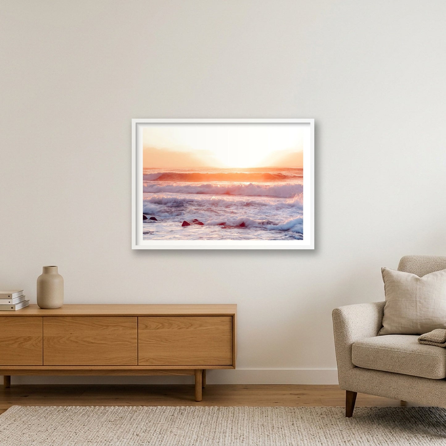 456 — 84×59cm, 33×23" White Frame