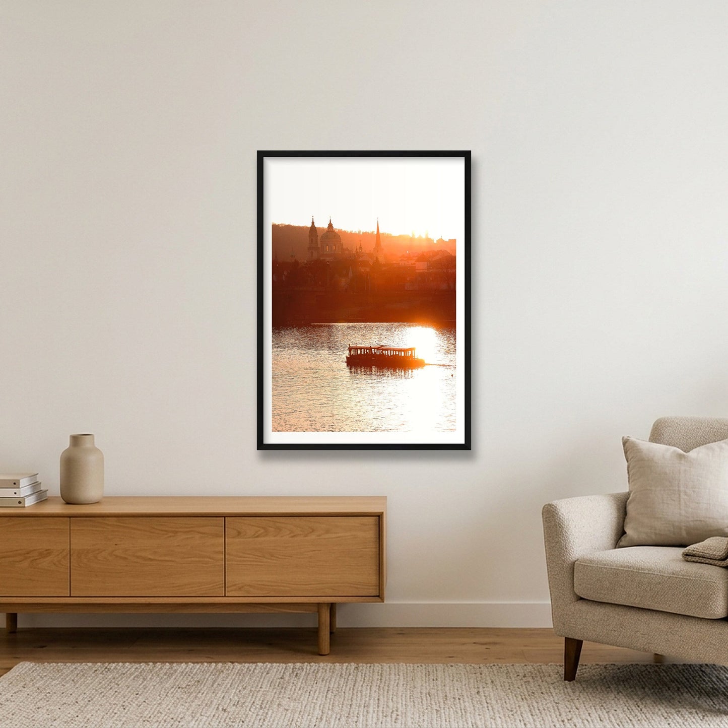 470  — 59×84cm, 23×33" Black Frame