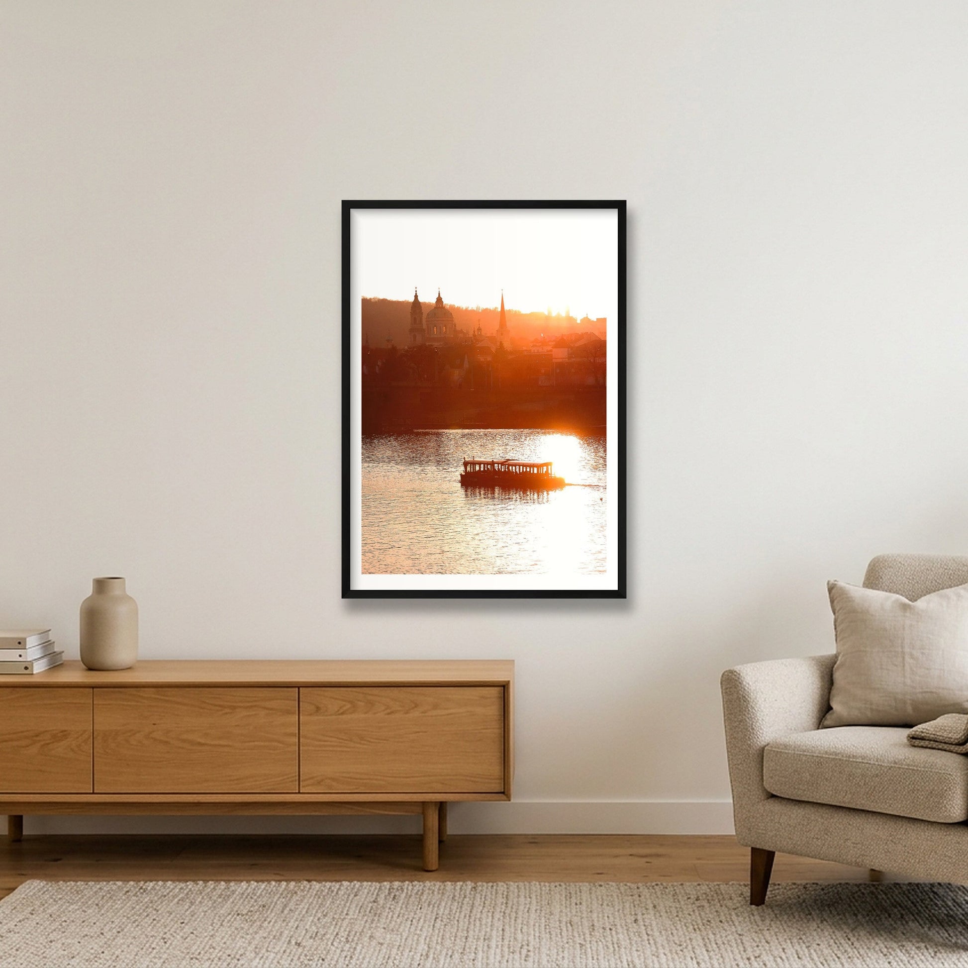 470  — 59×84cm, 23×33" Black Frame
