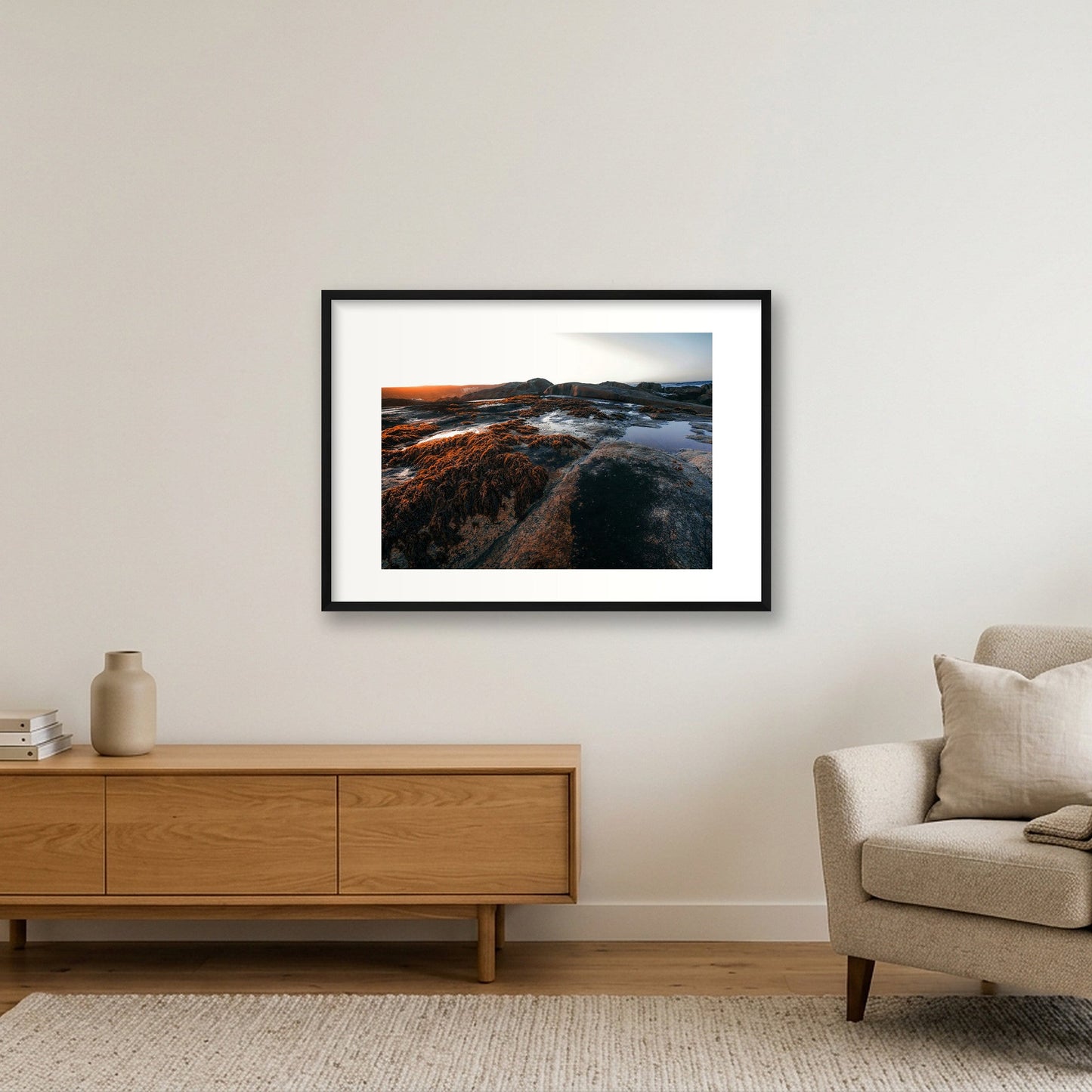 1392 — 84×59cm, 33×23" Black Frame