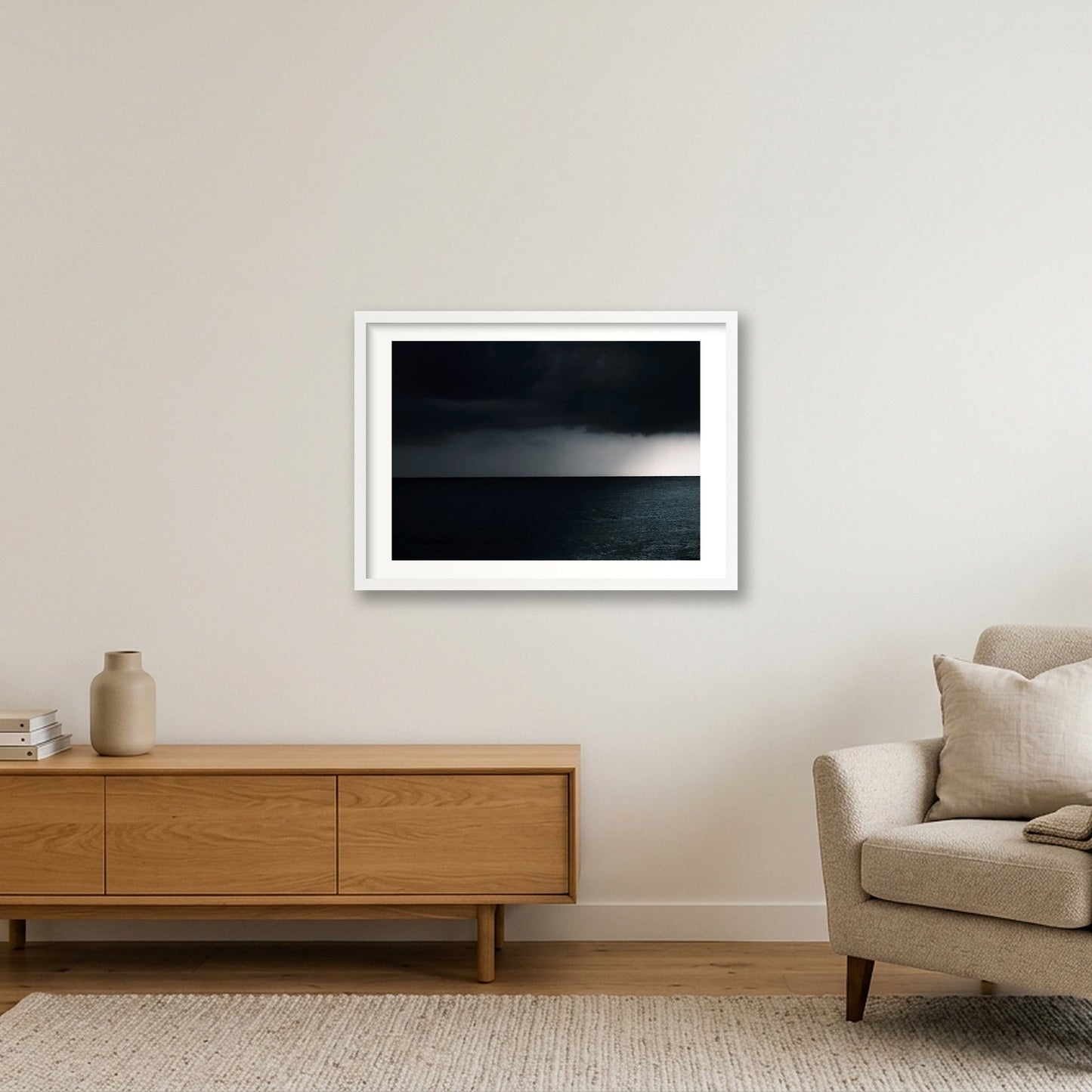 463 — 59×42cm, 23×17" White Frame