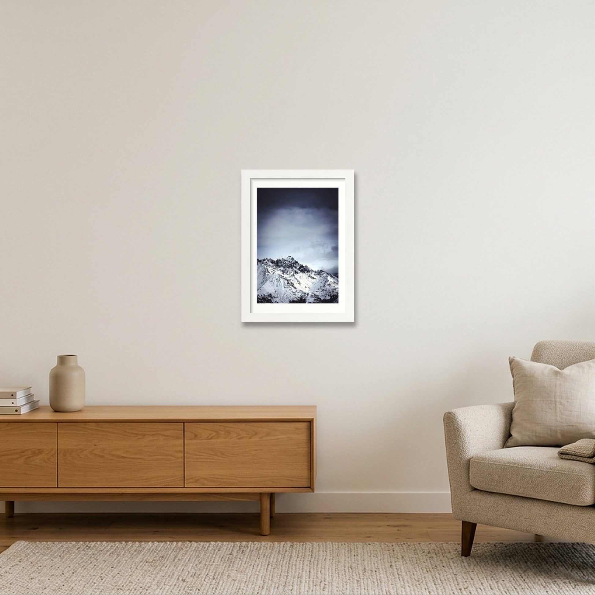 497 — A4 (21×30cm, 8×12") White Frame