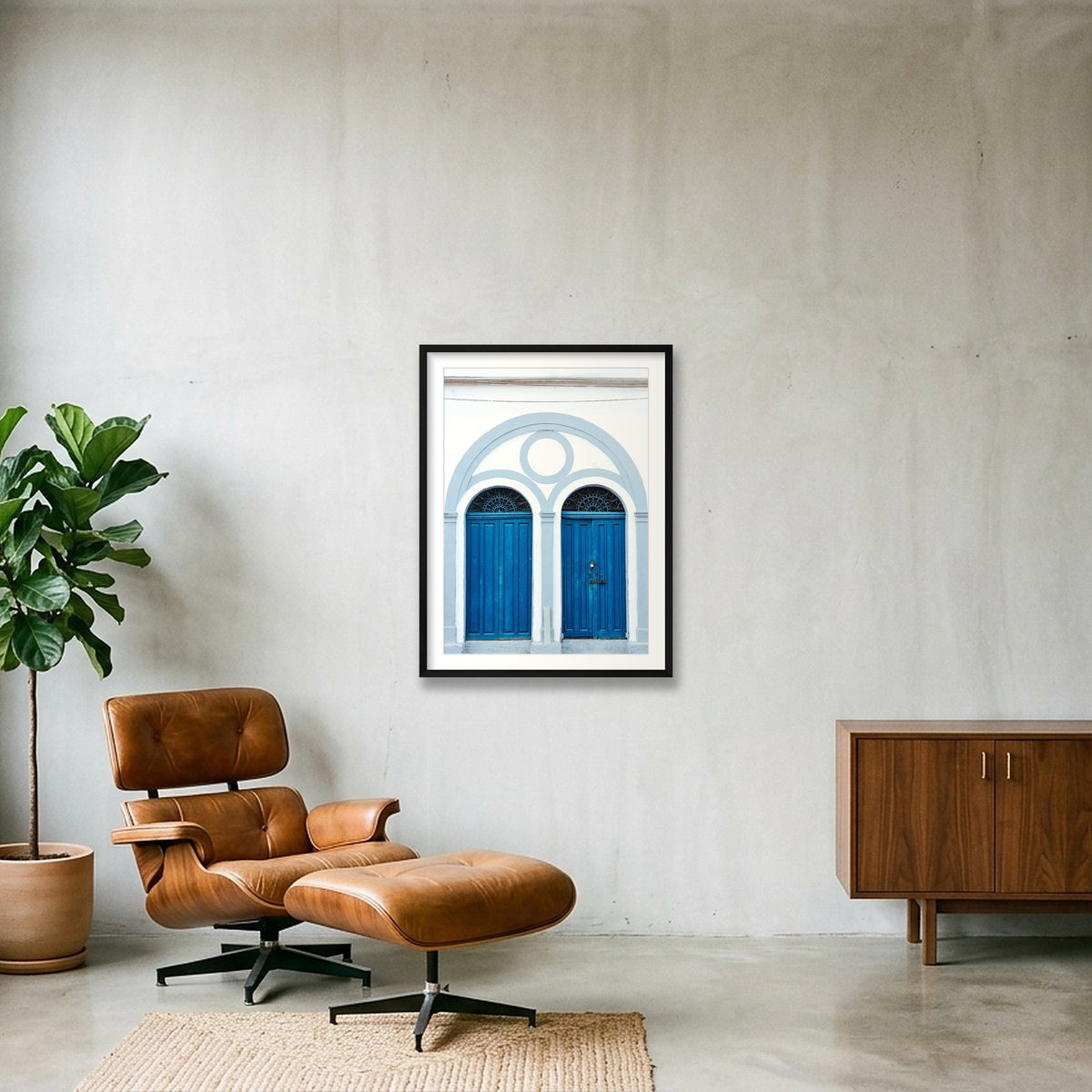 1344 — 60×80cm, 24×31" Black Frame