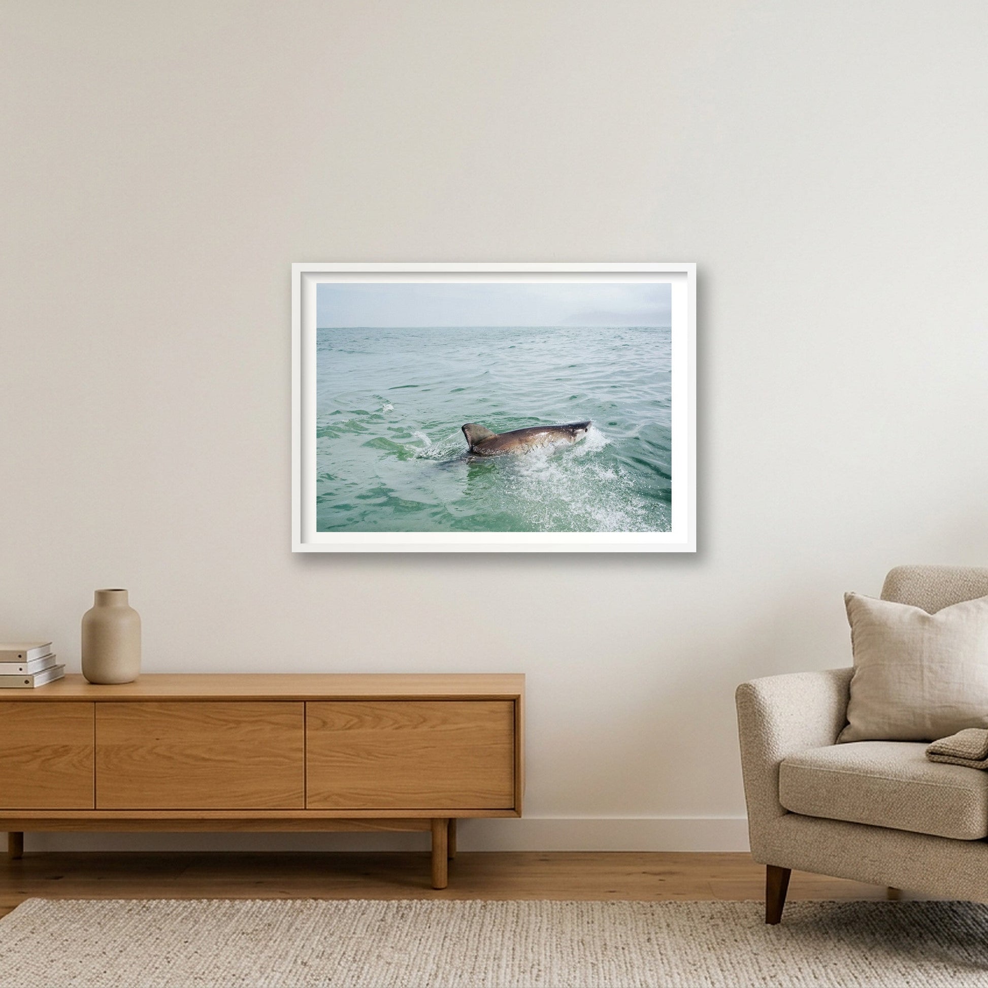 474 — 84×59cm, 33×23" White Frame