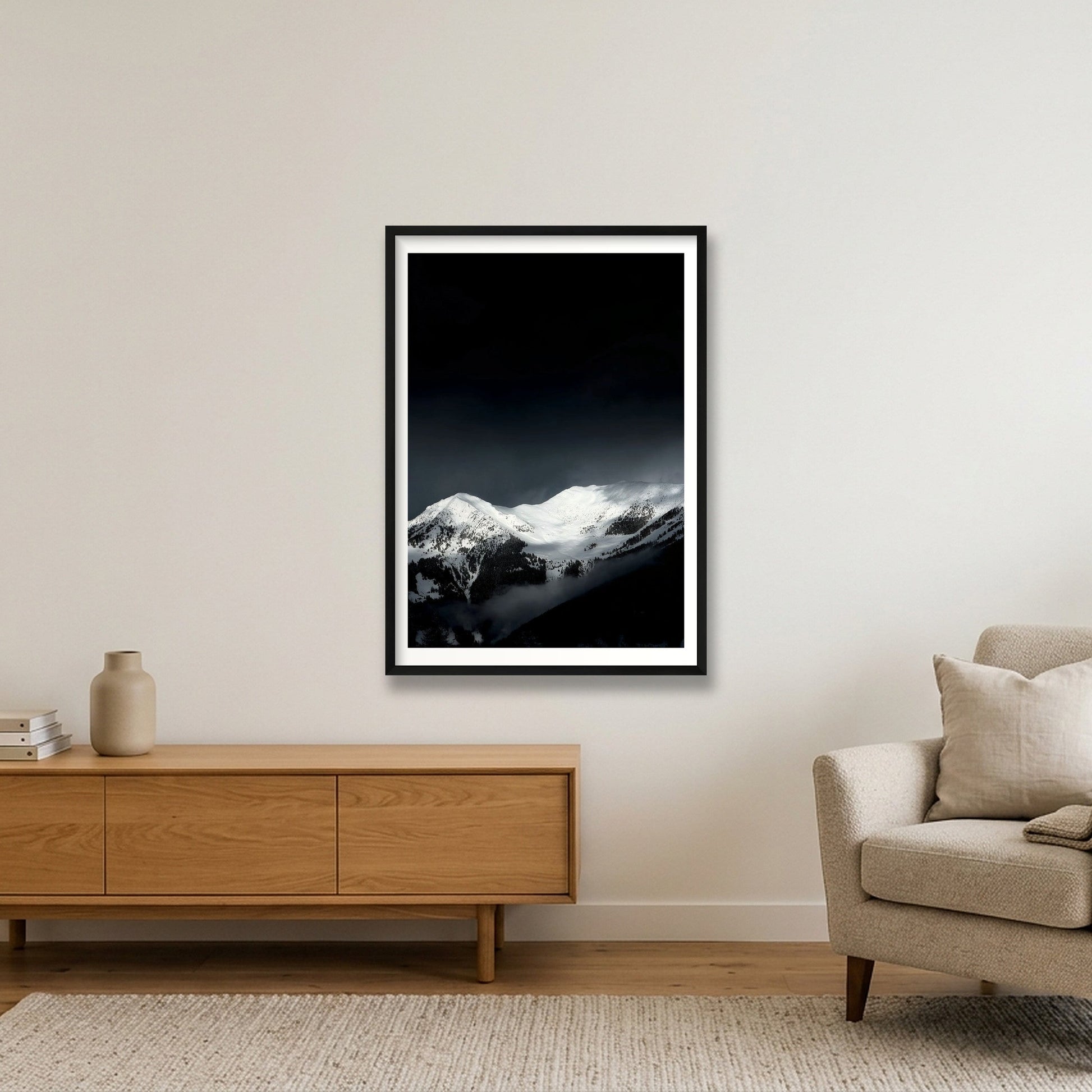 407 — 59×84cm, 23×33" Black Frame