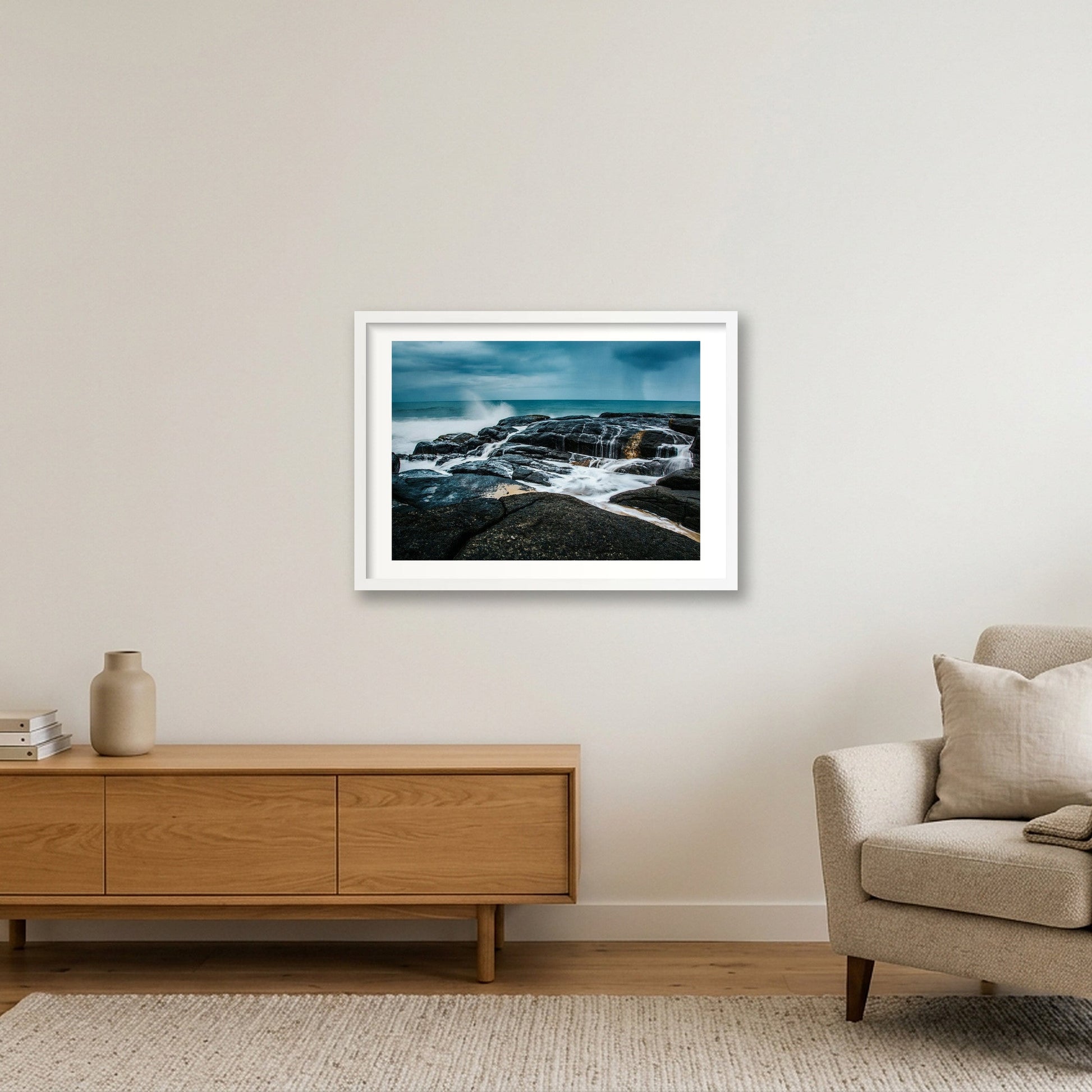 477 — 59×42cm, 23×17" White Frame