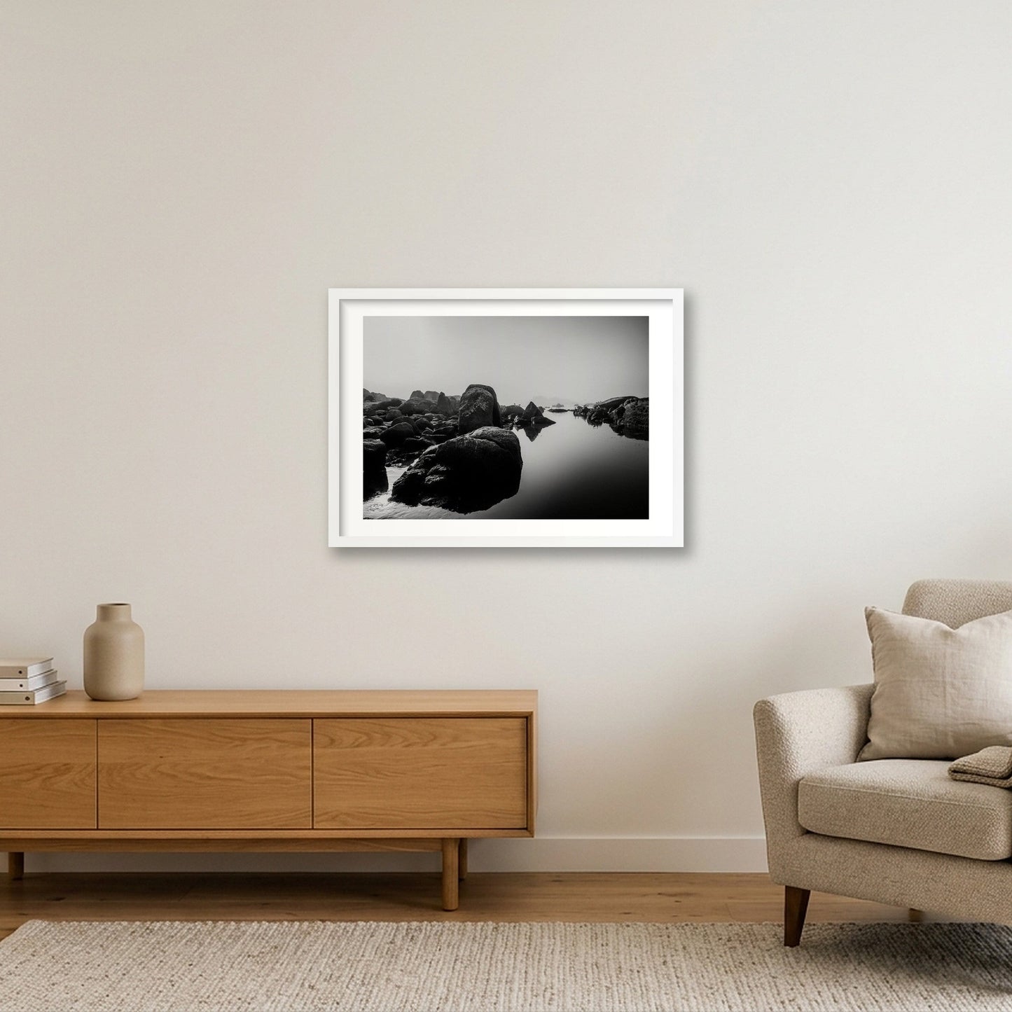 428 — 59×42cm, 23×17" White Frame